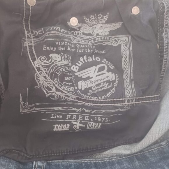 Buffalo David Bitton Men’s Brady-X Straight Stretch Jeans 36×34 Medium Blue Wash - Picture 10 of 10